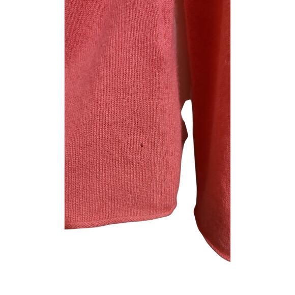 Allude Womens Cashmere Long Sleeves XL Button Down Cardigan Sweater Pink Ruffled - Picture 4 of 11